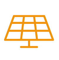 pictogramme d'un panneau solaire
