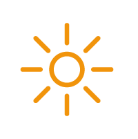 pictogramme d'un soleil