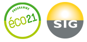 logos SIG et éco21