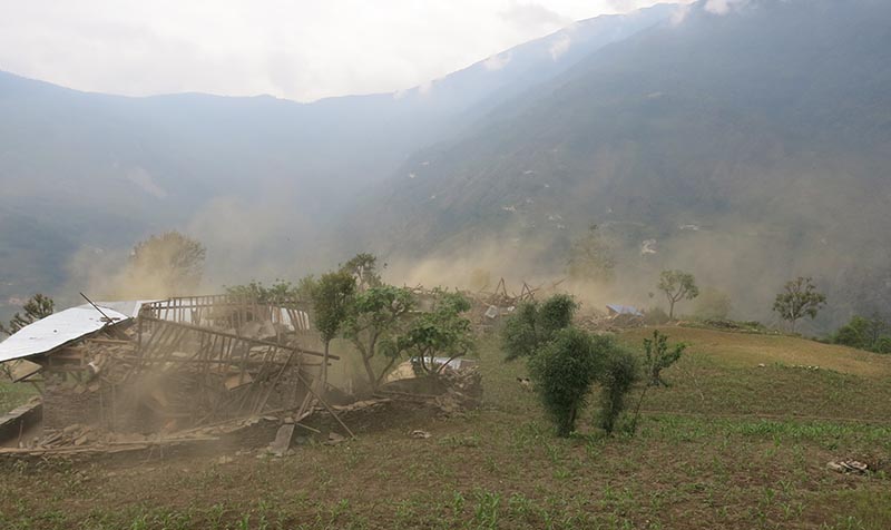 image du village de Ghorka au Népal