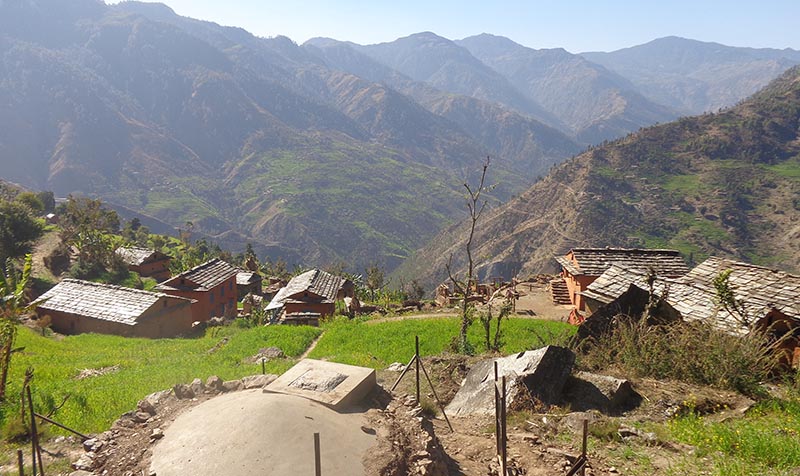 village du district de Jajarkot au Népal