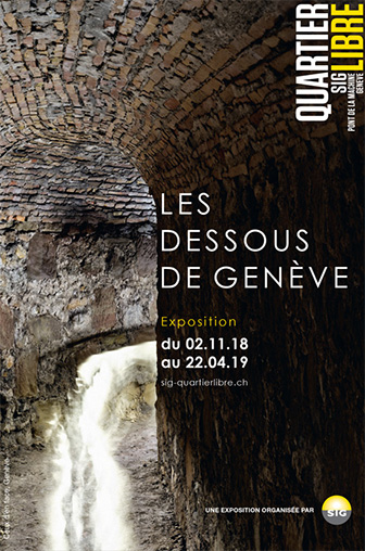 Affiche de l'exposition Les dessous de Genève
