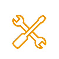 pictogramme d'une clé anglaise